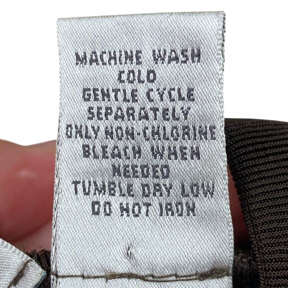 Chico's Travelers Dark Brown A-Line Midi Skirt Size L Slinky - Picture 6 of 7